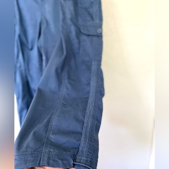 Style & Co Women's Plus Bungee Mid Rise Comfort Waist Capri 20W Blue - Picture 8 of 12